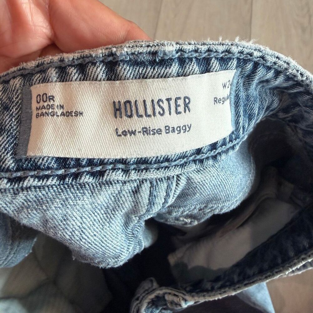 Hollister women’s low rise baggy jeans 00 - Picture 8 of 9